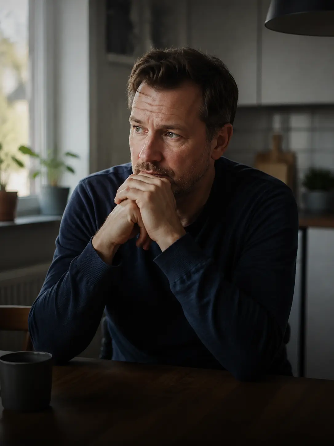 En fundersam pappa i filmen Dialogen kan börja – på riktigt